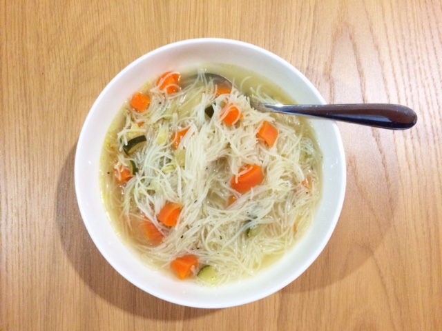 Slow Cooker Chicken, vegetable and noodle soup