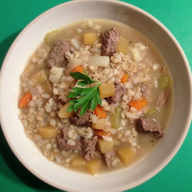 SLOW COOKED BEEF, VEGETABLE & PEARL BARLEY SOUP - This Is Cooking for ...