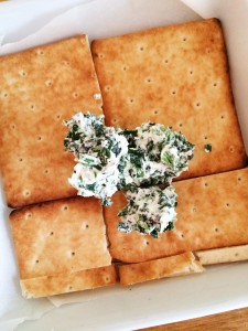 Flat Bread Savoury Bites - Layer assembly