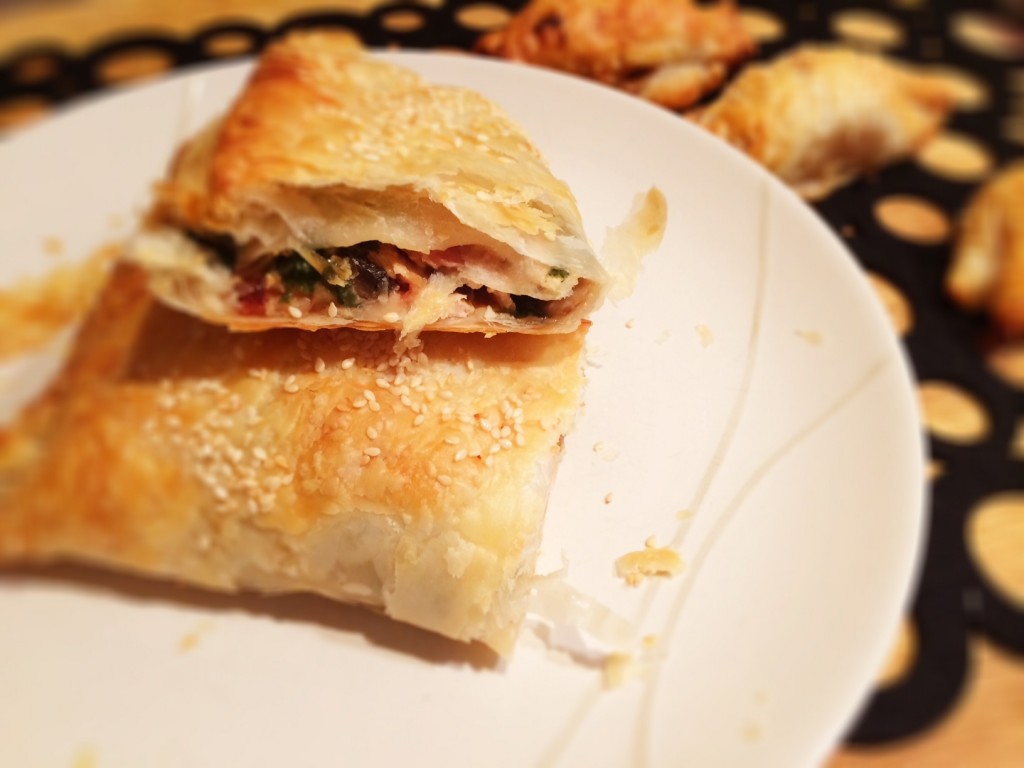 Fridge Clean Out Puff Pastry Parcels