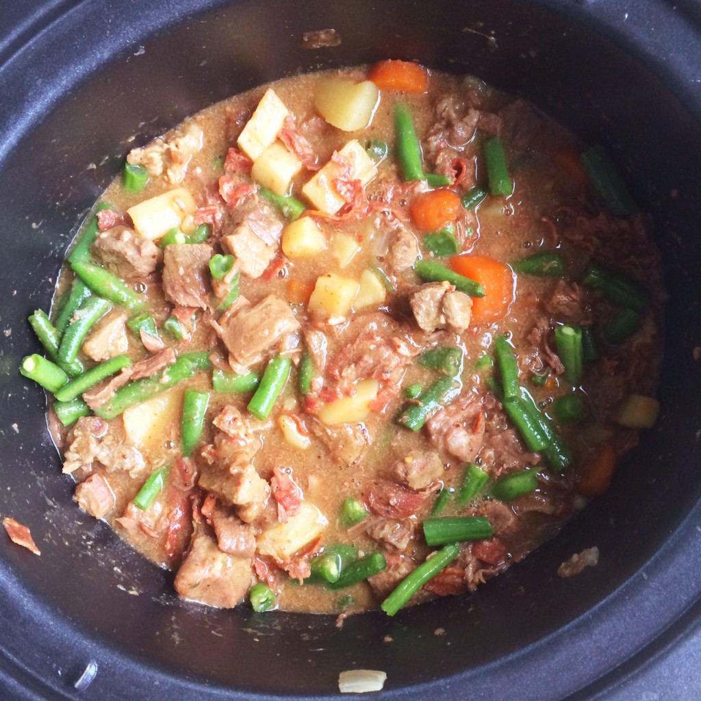 Pie filling in slow cooker