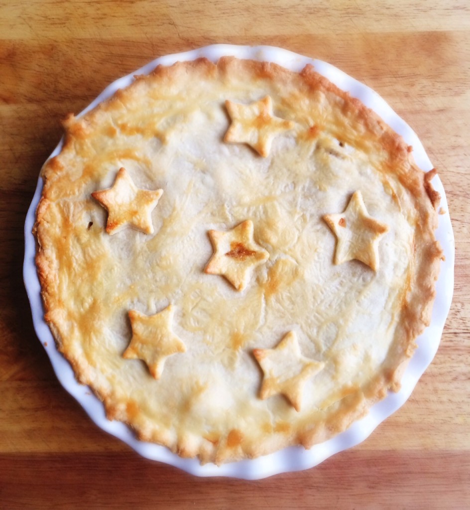 Slow Cooked Beef, Chorizo & Vegetable Pie