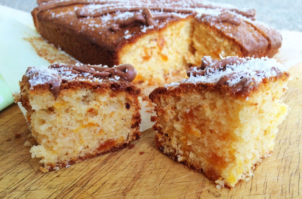 Apricot and Coconut Slice Cake