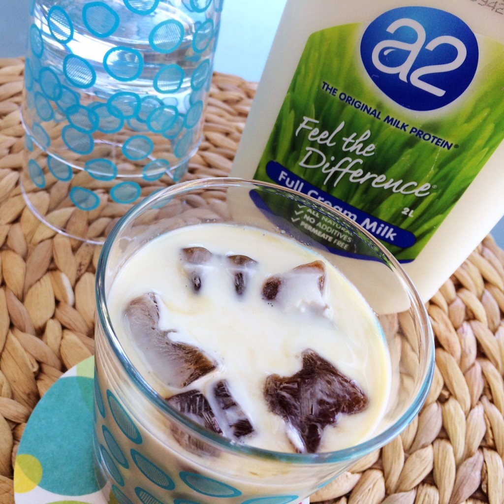 a2 Milk™ and Coffee Ice Cubes