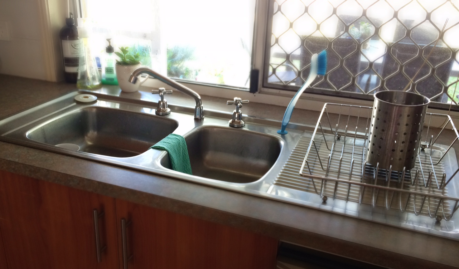 Cleaning the kitchen sink without harsh chemicals This Is Cooking for