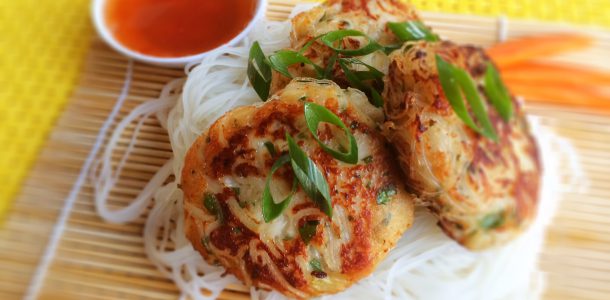 Chang's Gluten Free Fish and Noodle Cakes