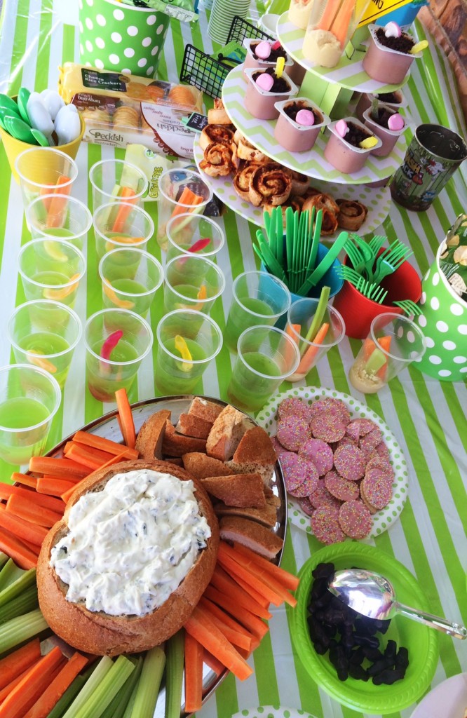 Jelly Cups, Cobb Dip, Biscuits