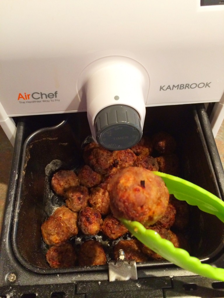 Air Chef Air Fryer Oven - Meatballs