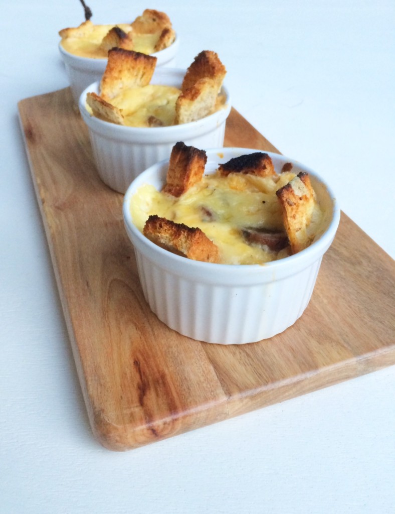 Air Chef Air Fryer Oven - Baked Eggs with Sausage and Toasties