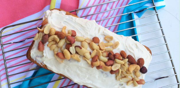 Kid Friendly Carrot Cake with Maple Cream Cheese Icing