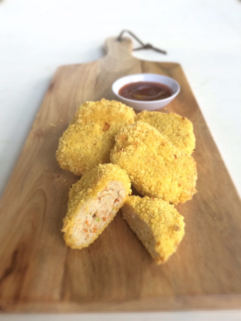 Homemade Chicken Nuggets with Hidden Vegetables