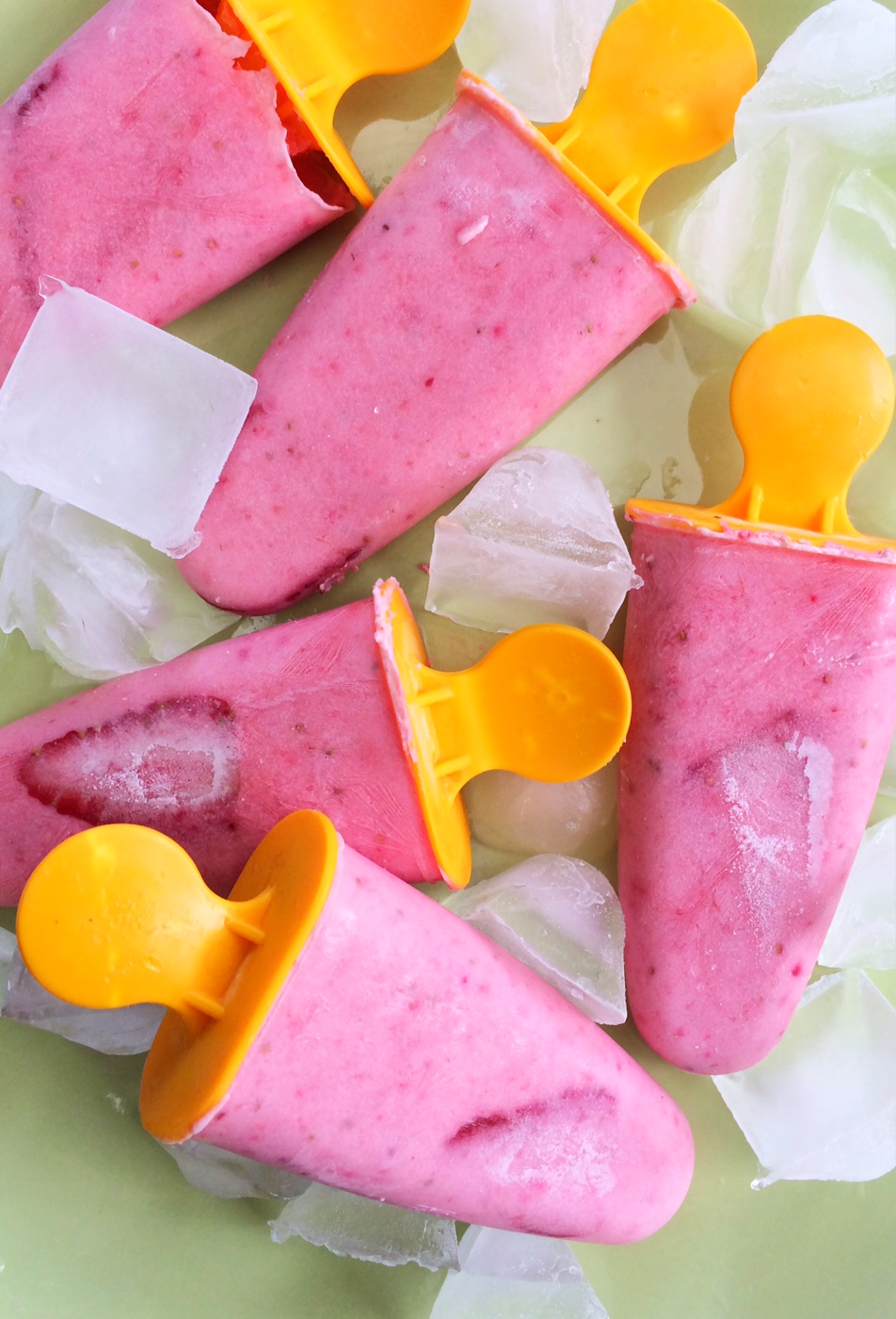 Strawberry Yoghurt Ice Creams