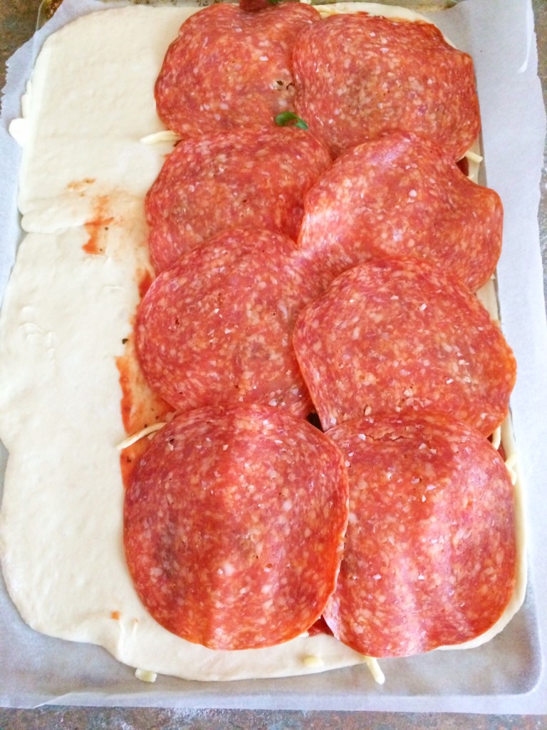 Salami Stromboli