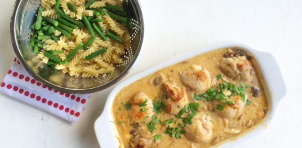 Creamy Chicken and Mushroom Casserole