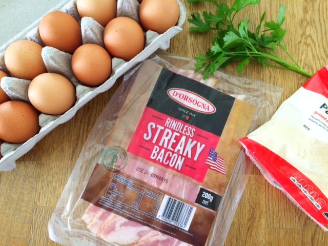 Streaky Bacon and Egg Squares