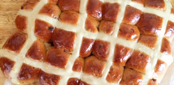 Hot Cross Buns using a Bread Maker