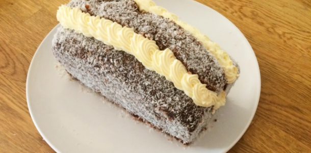 Chocolate Lamington Cake