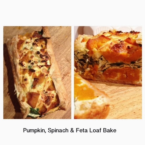 Pumpkin, Spinach and Feta Loaf