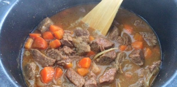 Slow Cooker Beef and Sweet Potato Stew