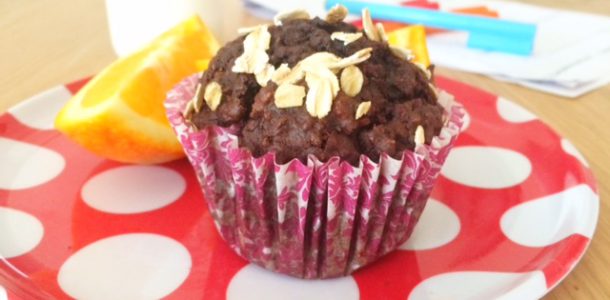 Carrot, Quinoa and Cacoa Breakfast Muffins