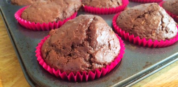 Chocolate and Zucchini Muffins