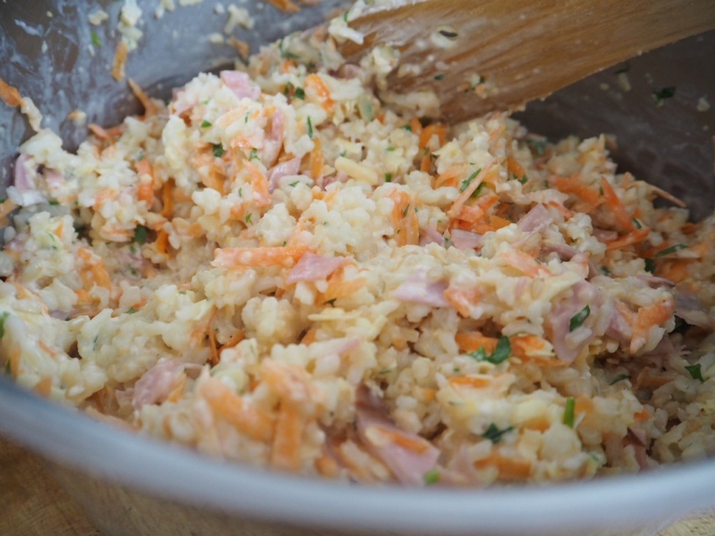 Ham and Mixed Rice Casserole (gluten free) - budget friendly to feed a crowd