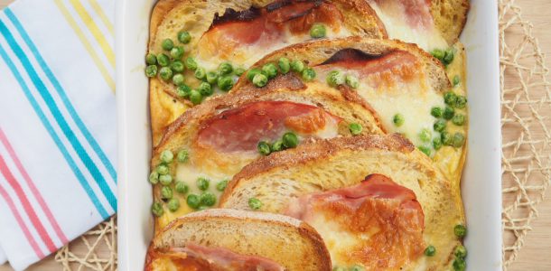 Ham and Cheese Sandwich Bake