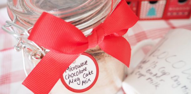 Homemade Gift - Chocolate Mug Cake Mix