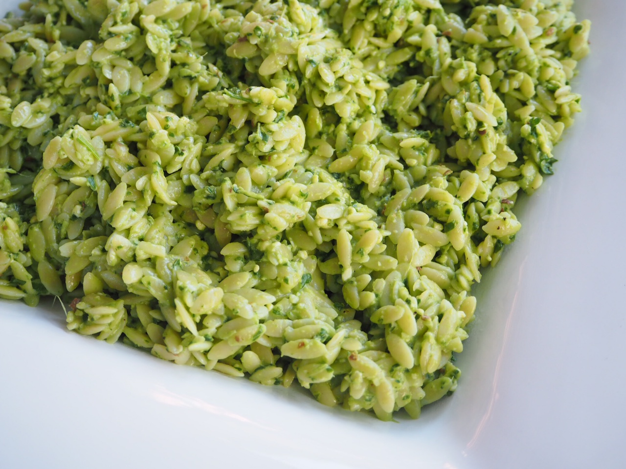 Spinach and Fetta Pesto Risoni Salad