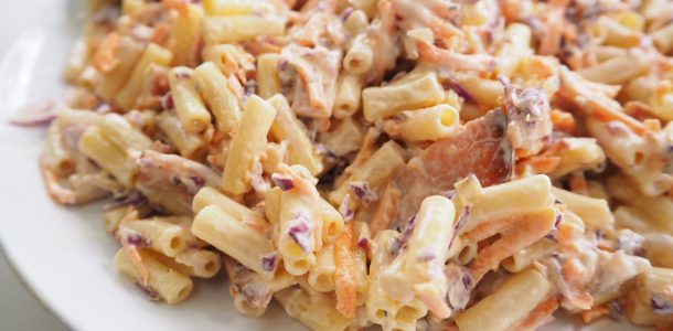 Bacon and Coleslaw Pasta Salad