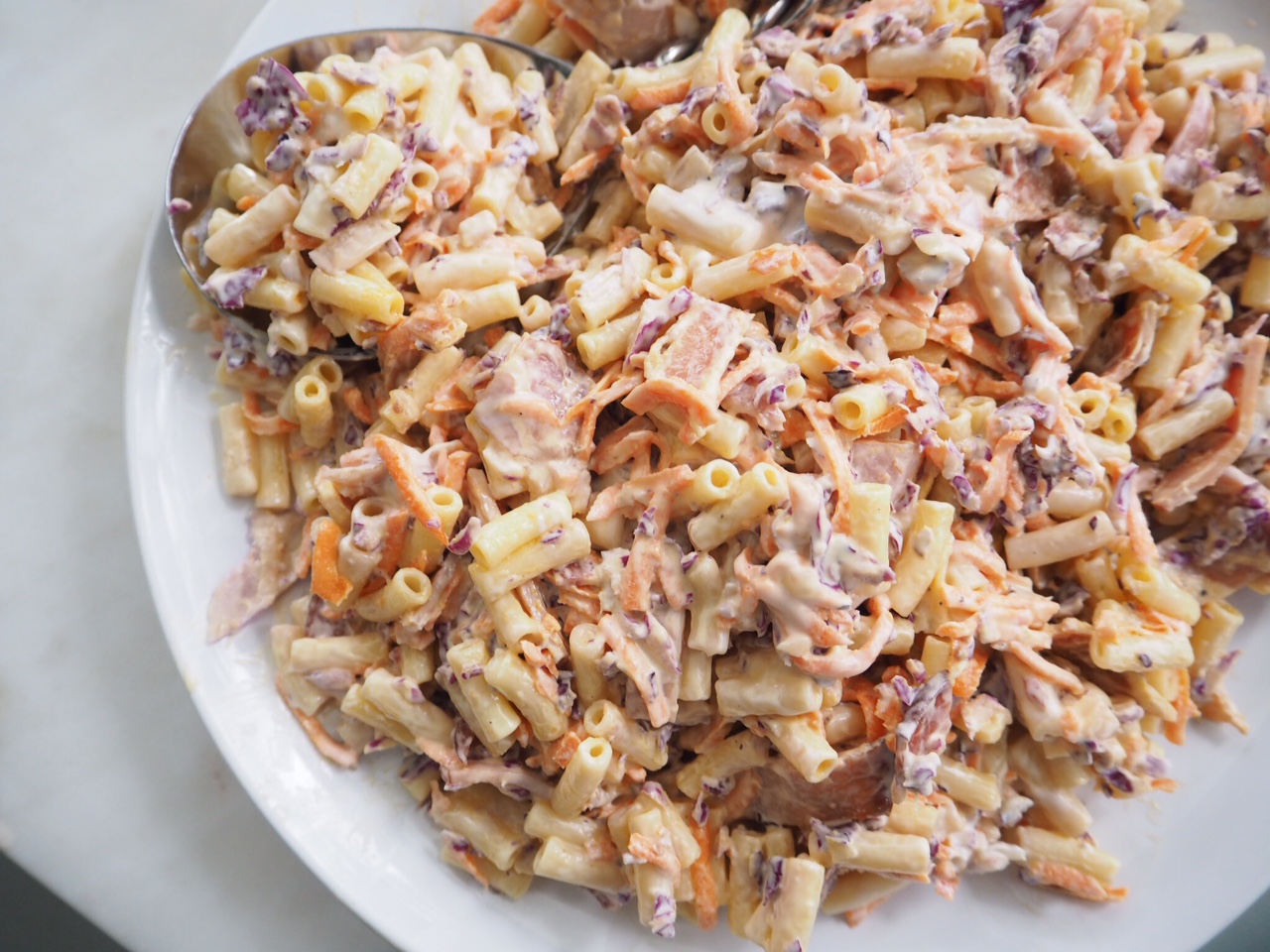 Bacon and Coleslaw Pasta Salad