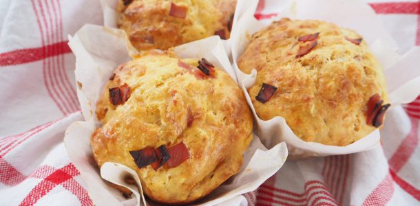 Lunchbox Ham, Cheese and Vegetable Muffins