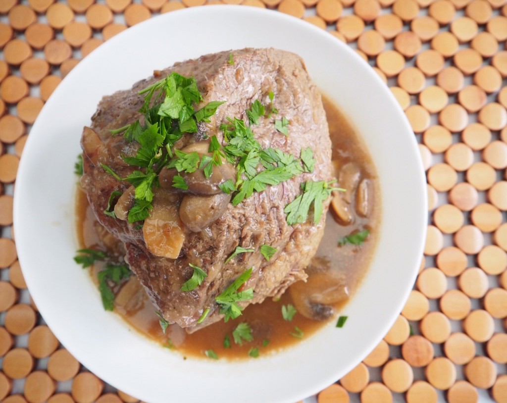 Pressure Cooker Beef Roast with Mushroom and Onion Gravy This Is