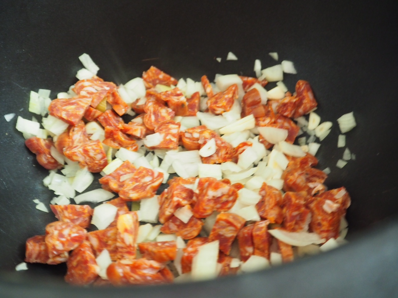 Slow Cooker Chorizo Minestrone Soup