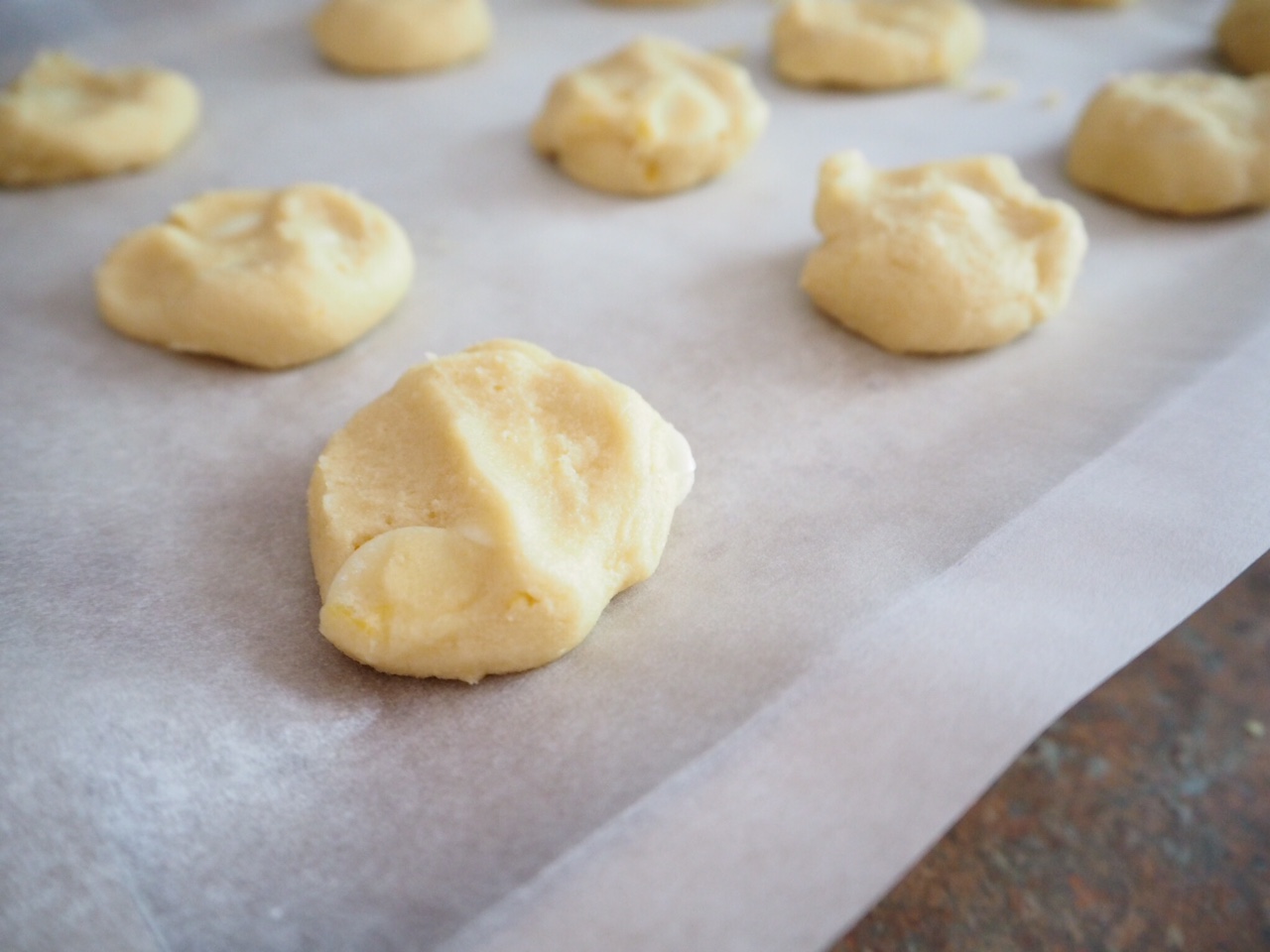 Lemon and White Chocolate Biscuits