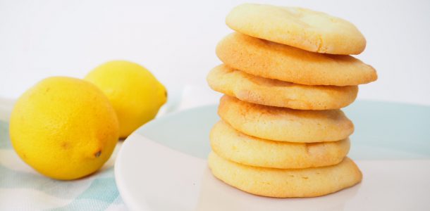 Lemon and White Chocolate Biscuits