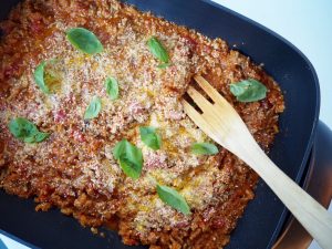 Turkey and Sweet Potato Bolognese