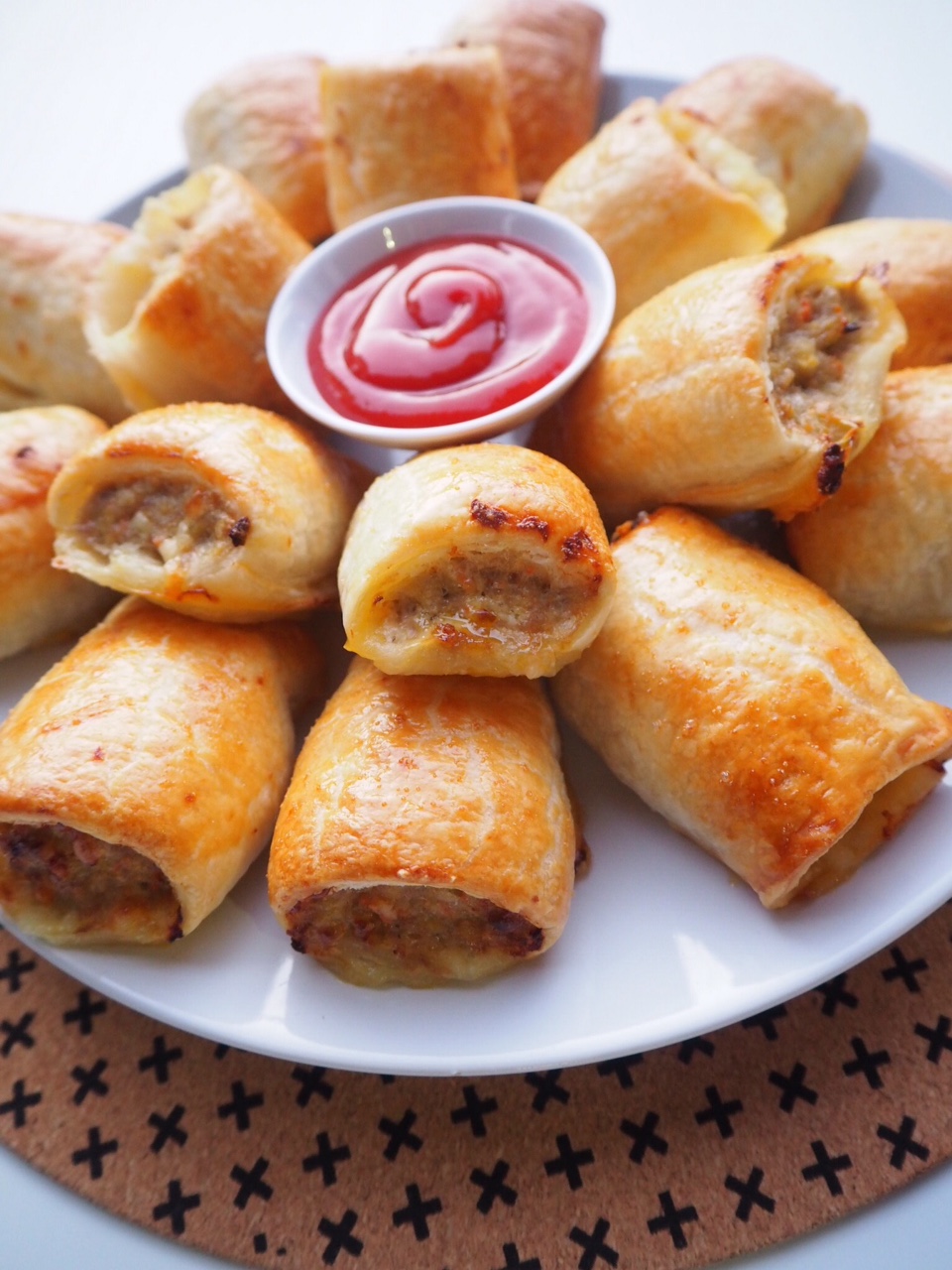 Pork and Apple Sausage Rolls