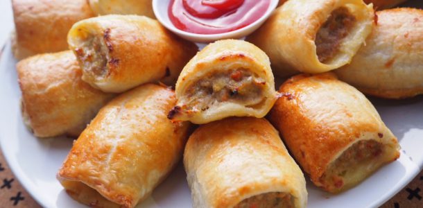 Pork and Apple Sausage Rolls