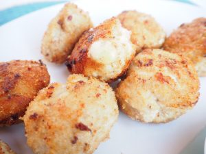 Garlic Chicken and Cheese Nuggets