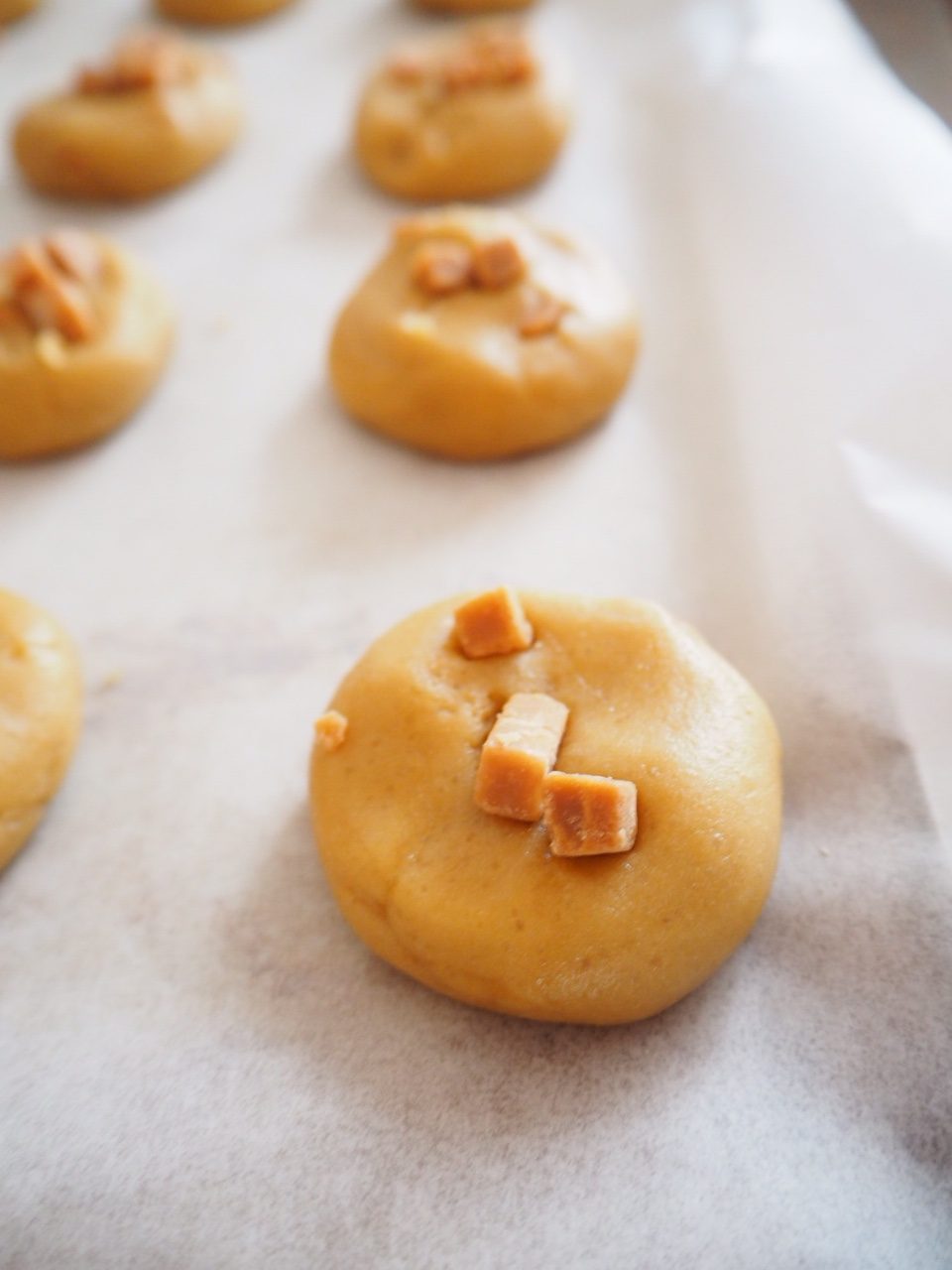 Caramel Fudge Cookies