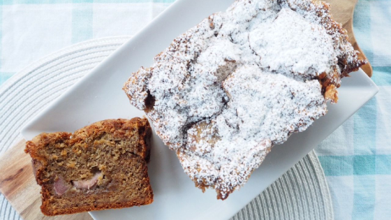 Caramel banana bread