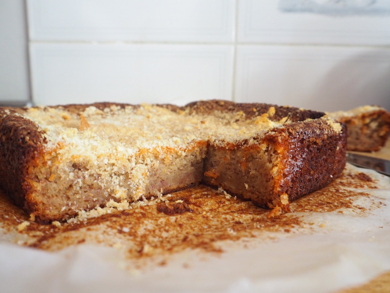 Breadcrumb Banana Cake