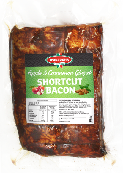 D'orsogna Apple and Cinnamon Shortcut Bacon
