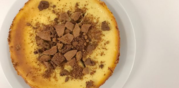 Baked Eggnog Cheesecake