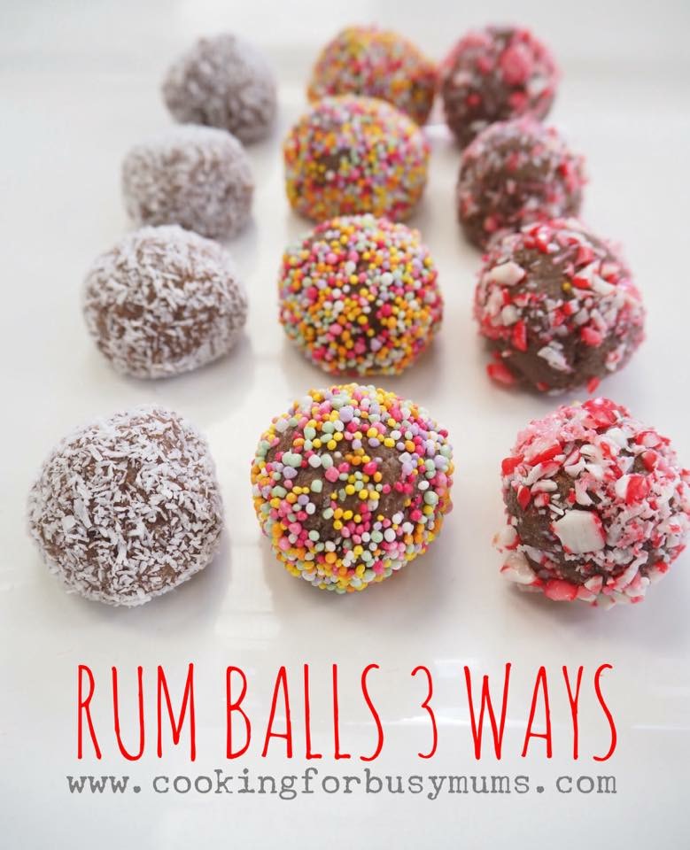 Rum Balls Three Ways