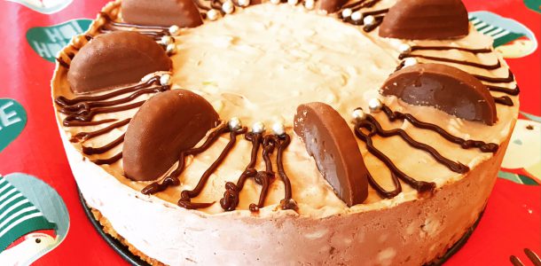 Chocolate Caramel Crown Ice Cream Cheesecake