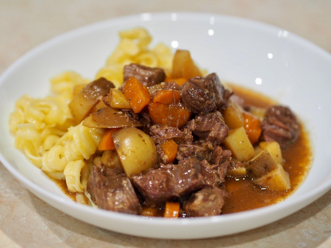 Slow Cooker Blade Steaks