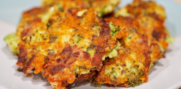 Pepperoni, Broccoli and Cheese Fritters