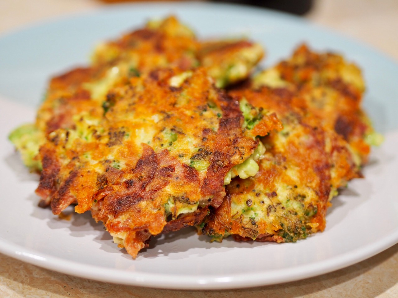 Pepperoni, Broccoli and Cheese Fritters